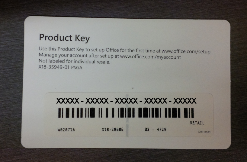 microsoft account product keys